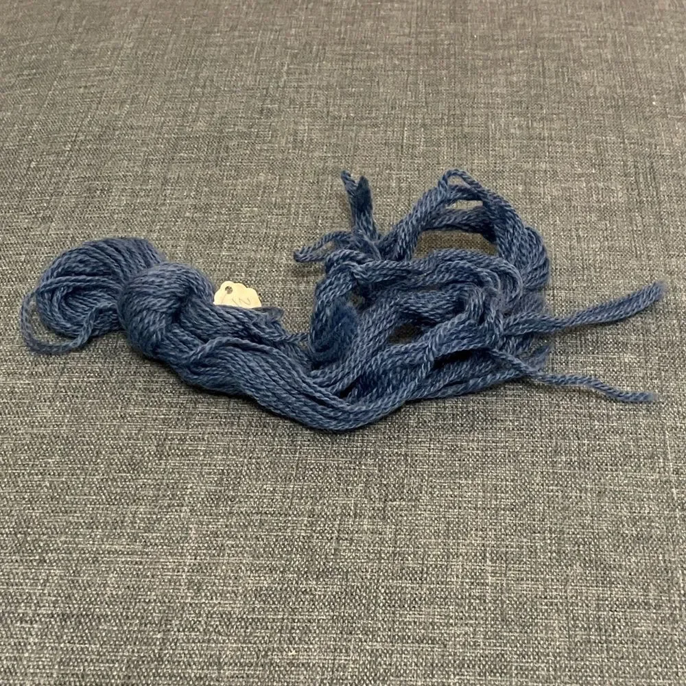 Blue Needlepoint Thread Yarn